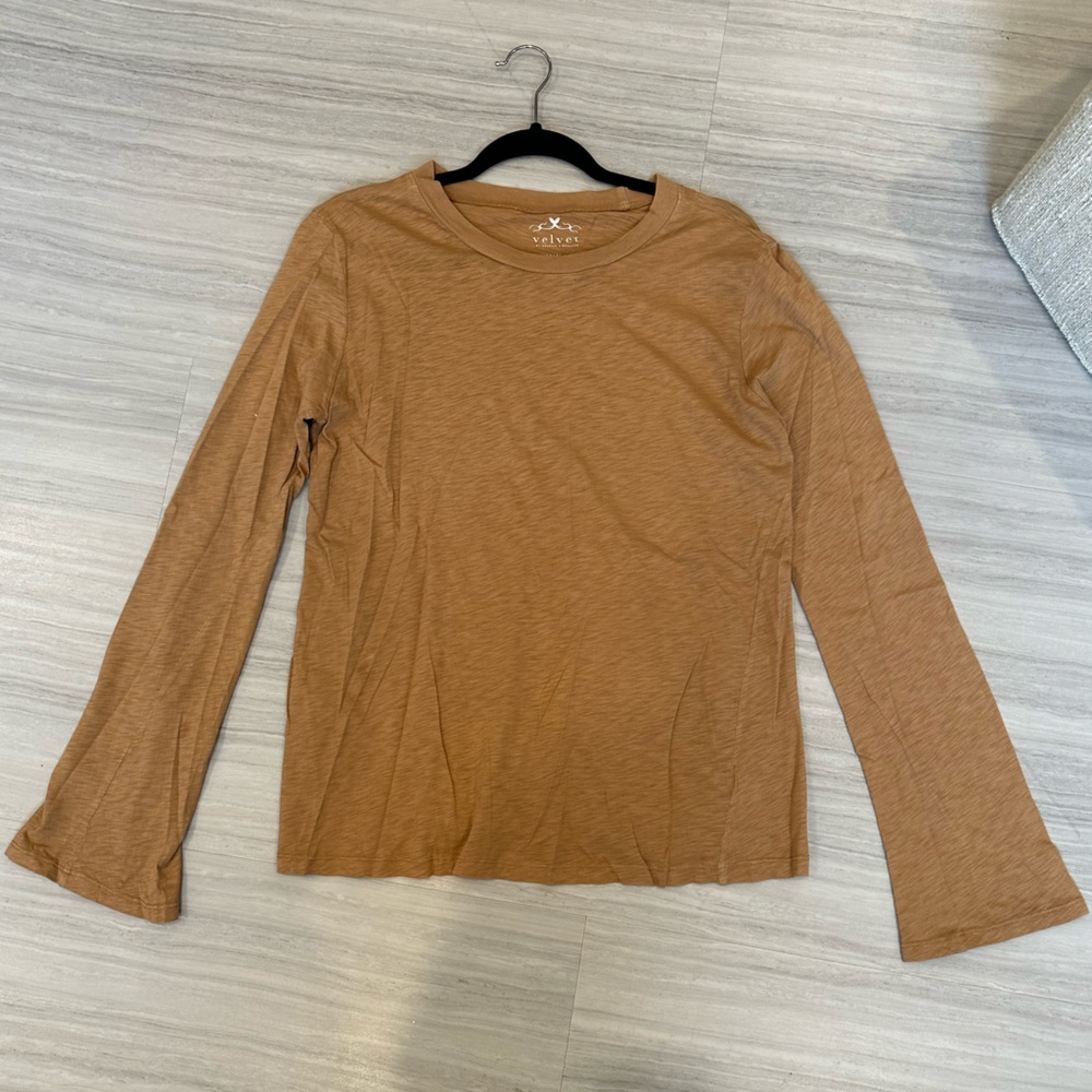 Caramel long sleeve tee